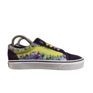 Vans Shoes Womens 6 Old Skool Sneakers Tie Dye Lifestyle Skate Athletic Casual